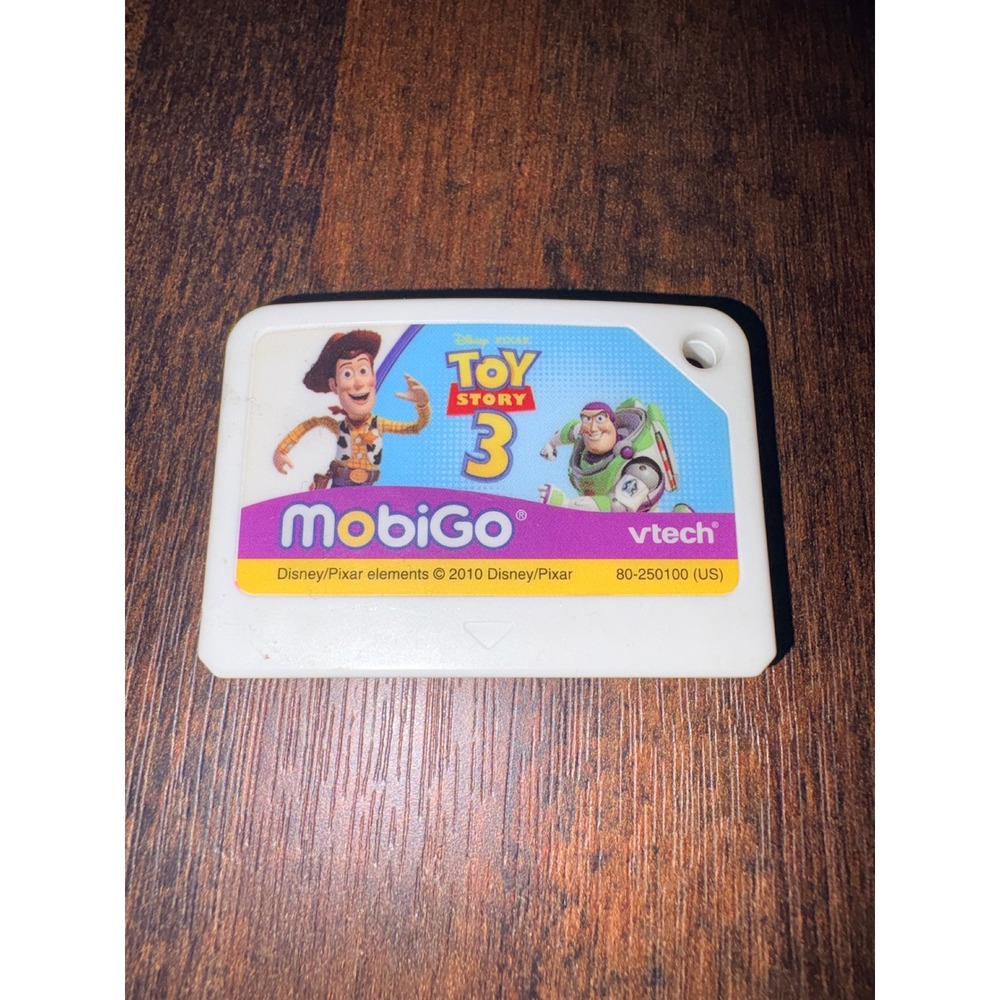 Vtech MobiGo Toy Story 3 Game Cartridge Disney Pixar 80-250100 Buzz Woody
